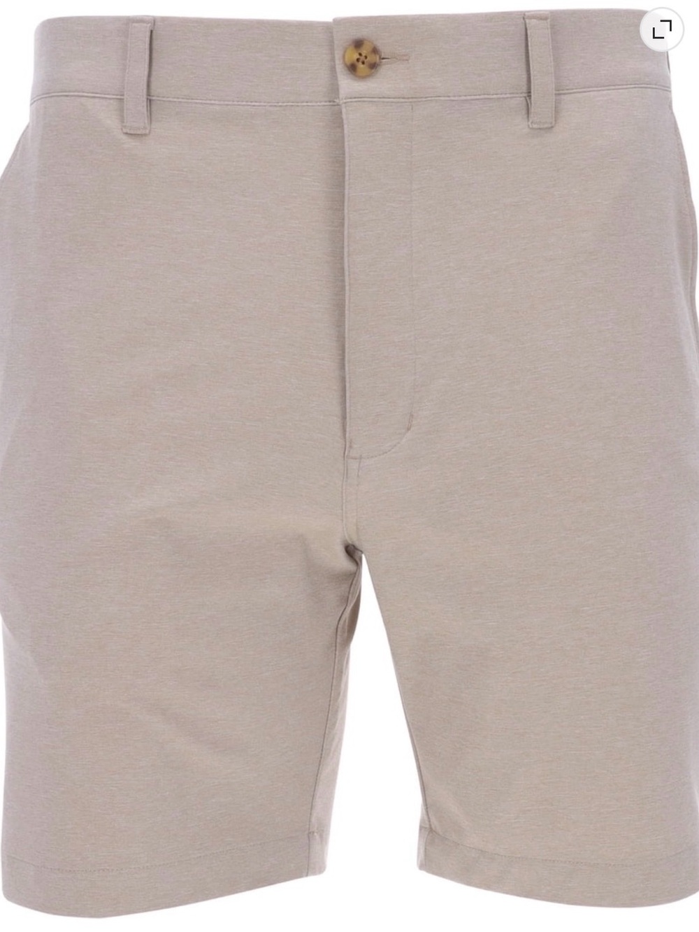 Hogan Beige Flat-Front Men's Shorts